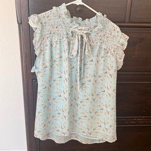 Pleione feminine blouse, with ties